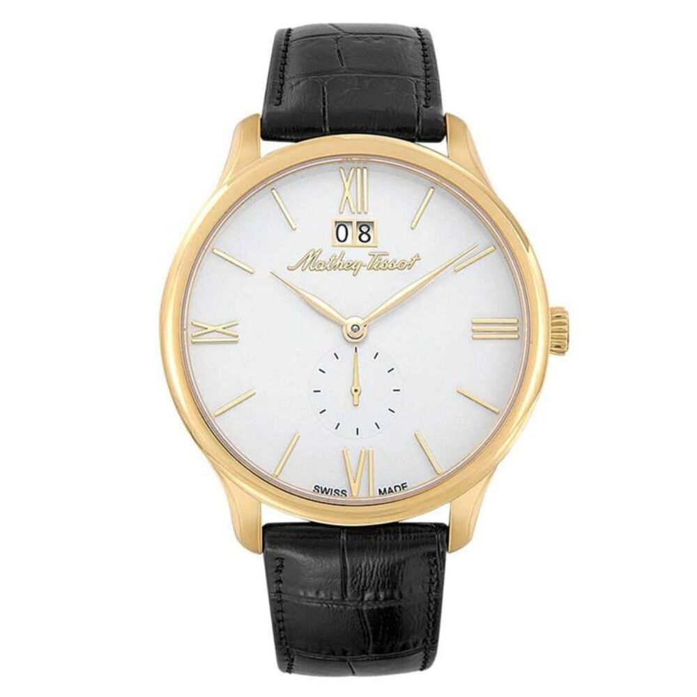 Tissot Men's Edmond White Dial Watch - H1886QPI